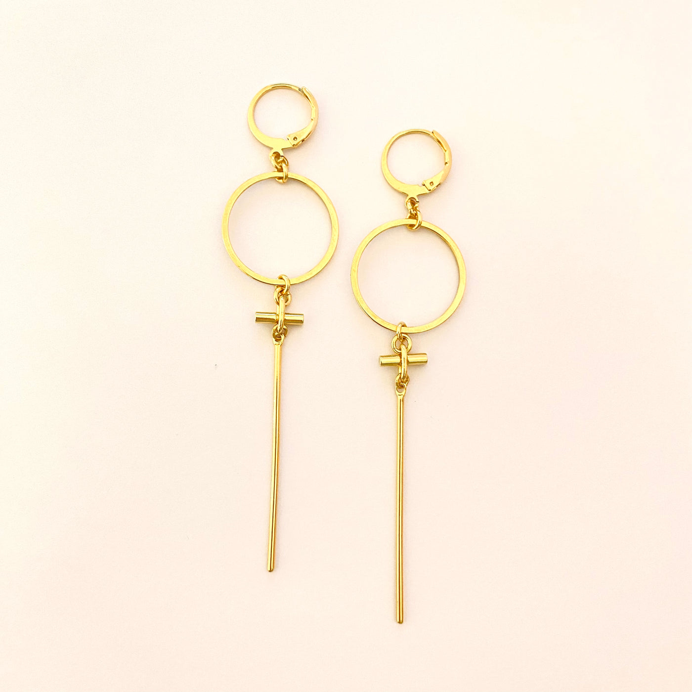 MASHA - Gold plated earrings