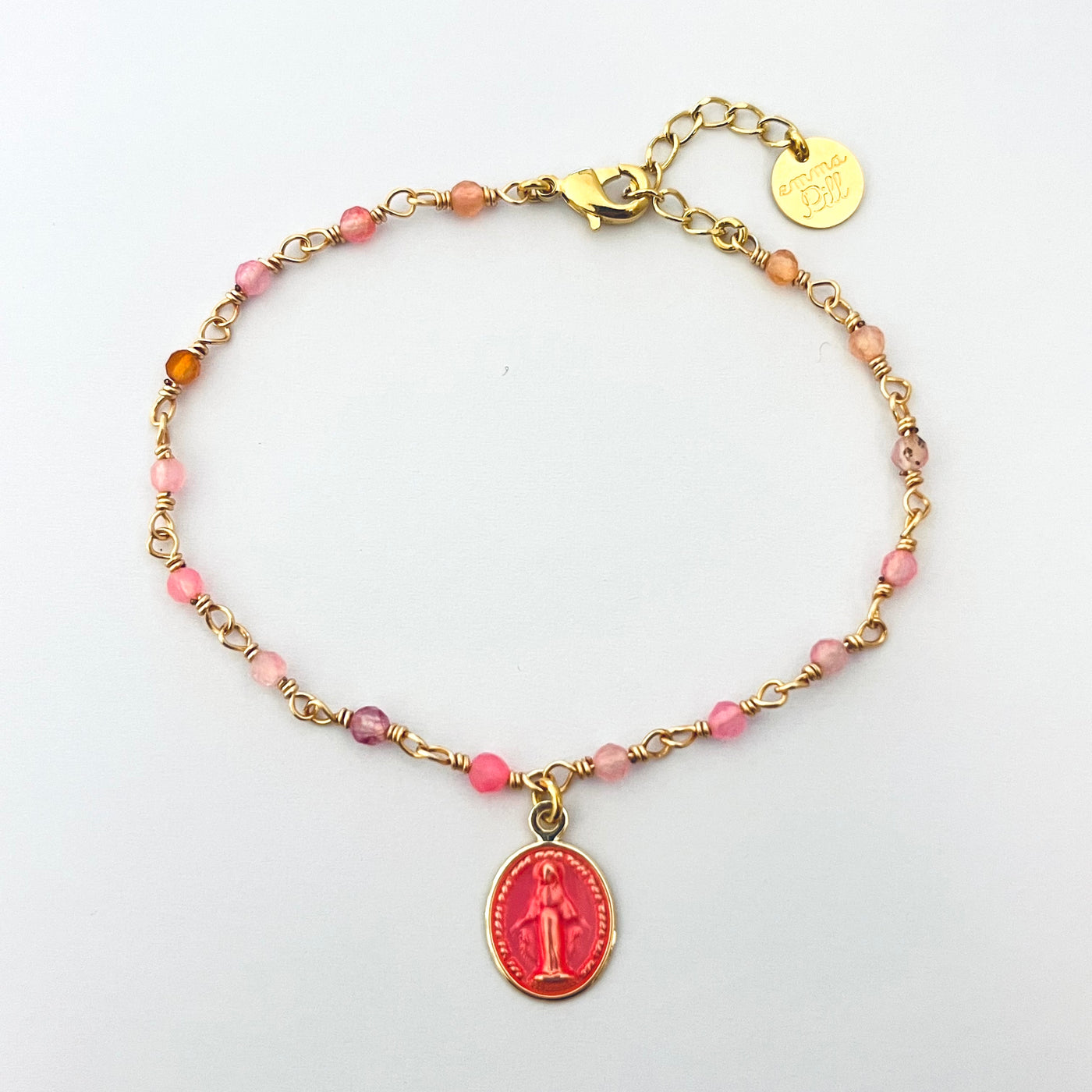 CALISTE - Bracelet plaqué or rose
