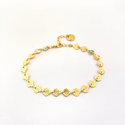 SHELL - Gold plated bracelet