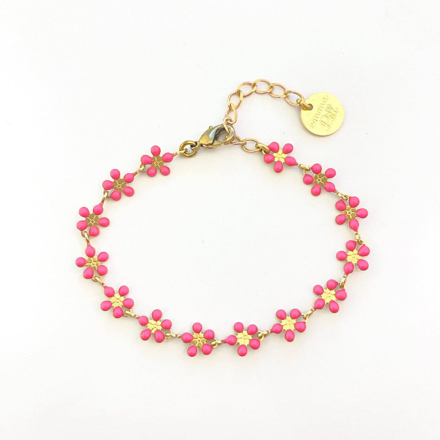 FLOWER KIDS - Bracelet laiton