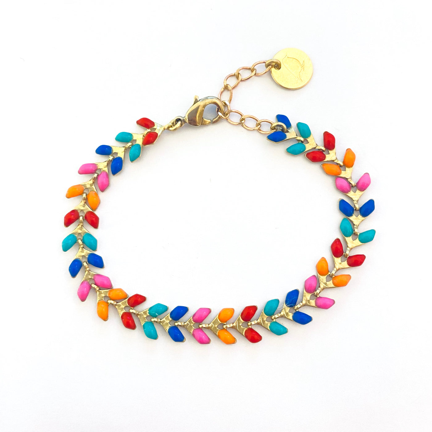 LEZARD KIDS - Bracelet laiton multicolore