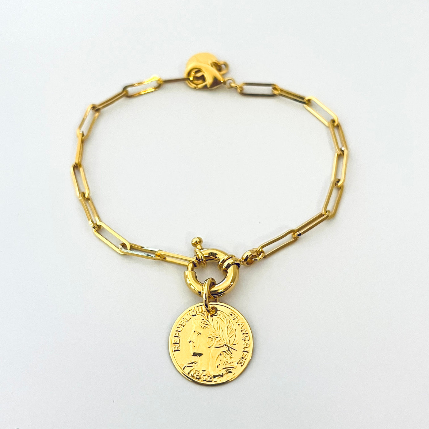 OSCAR JEANNE - Bracelet plaqué or