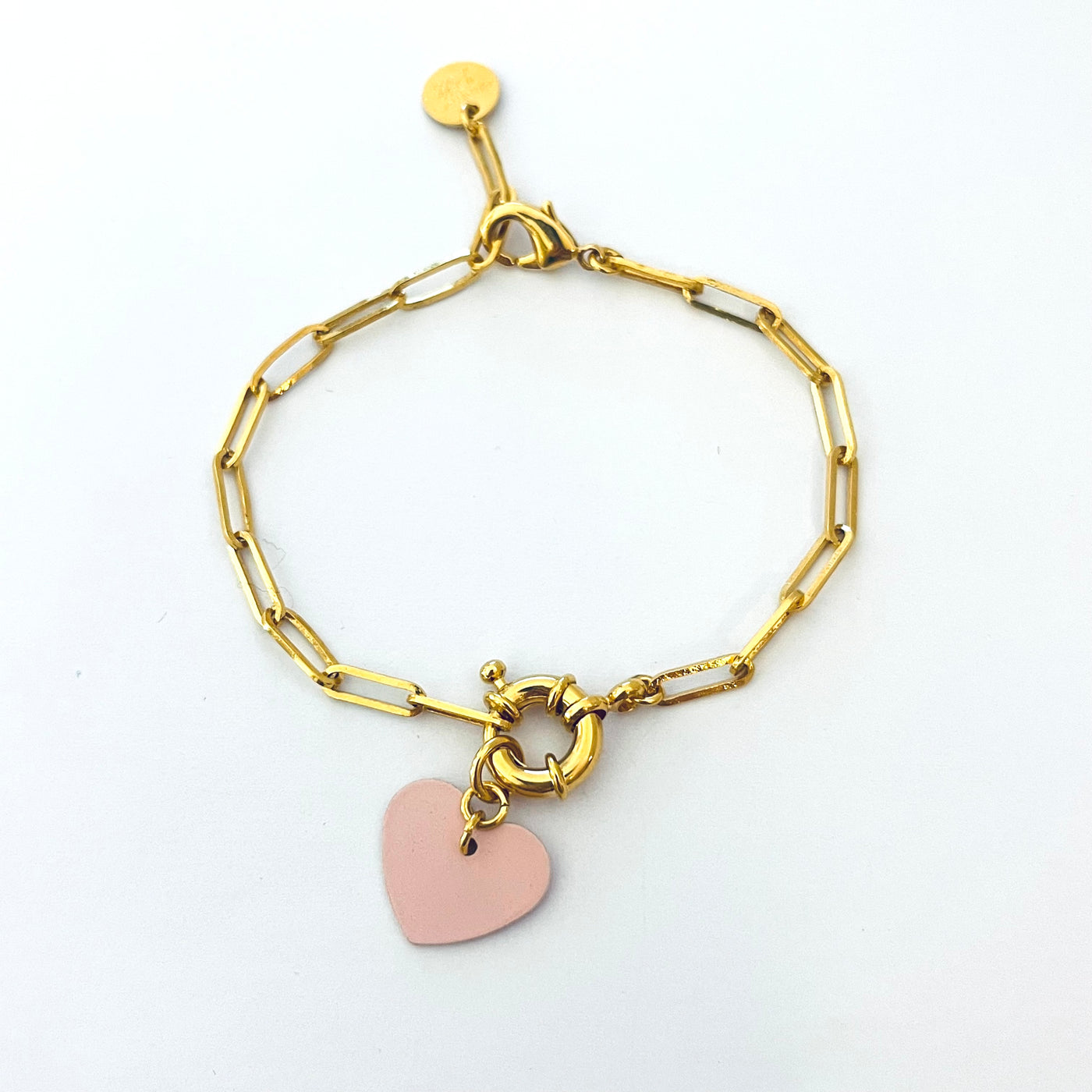 OSCAR - Ruby gold plated bracelet