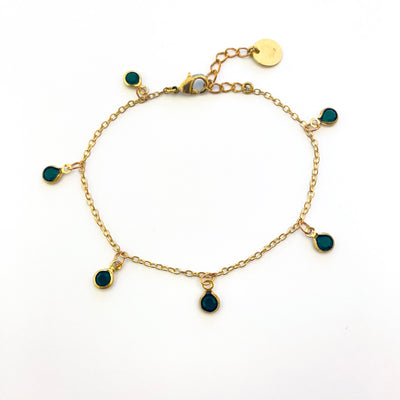 PAMPA - Bracelet laiton vert