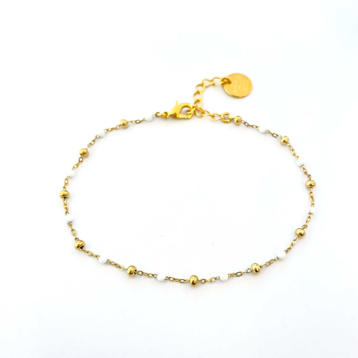 POULETTE - white gold plated bracelet