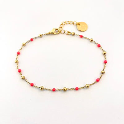 POULETTE - Bracelet en plaqué or rose