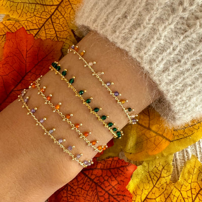 NINO - Bracelet plaqué or noir