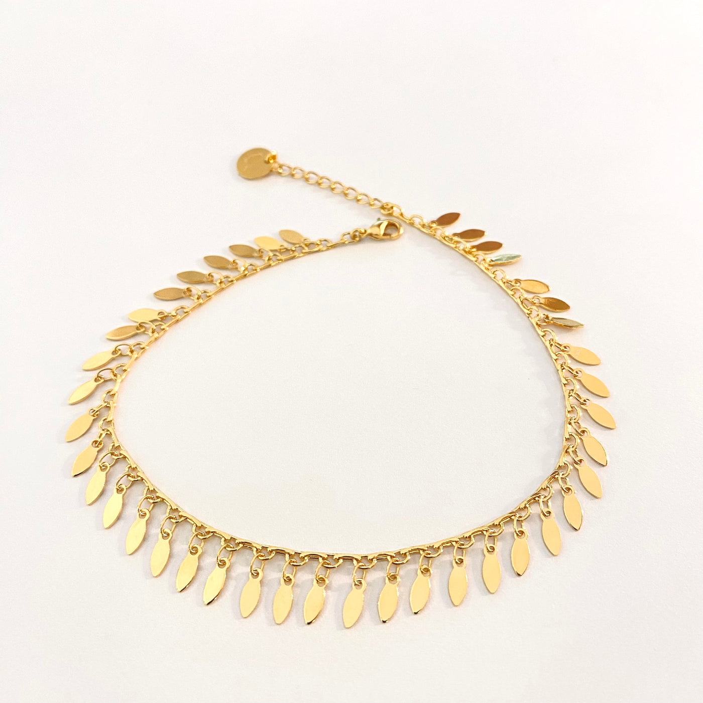 LISA - Bracelet cheville plaqué or