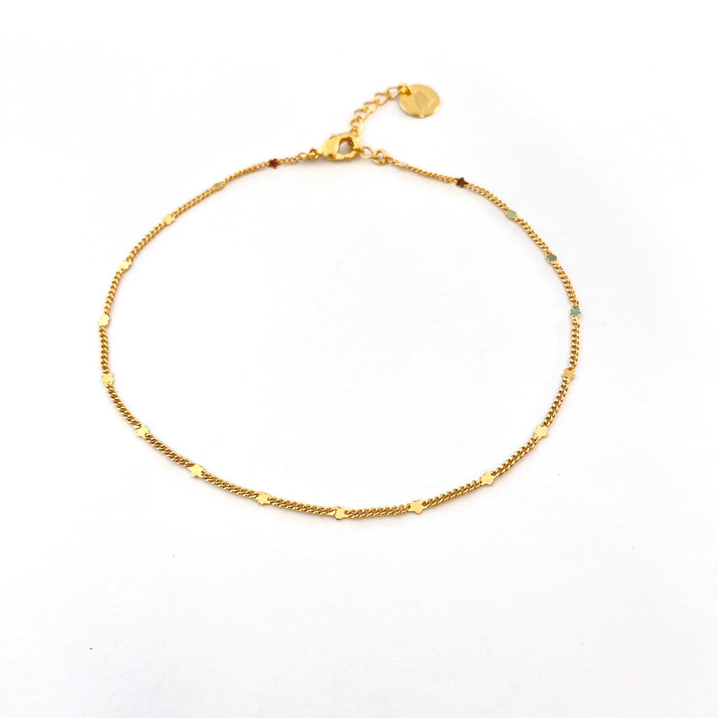 STAR - Gold-plated ankle bracelet