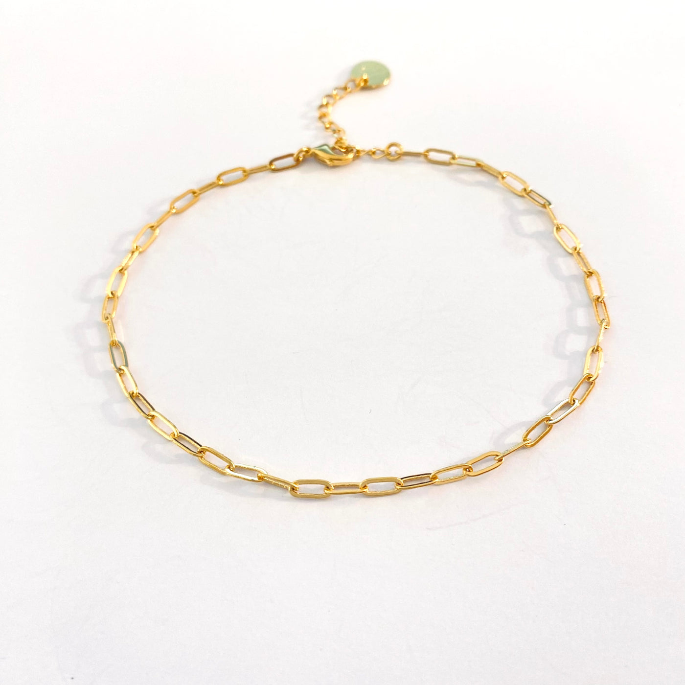 WINE - Gold plated ankle bracelet