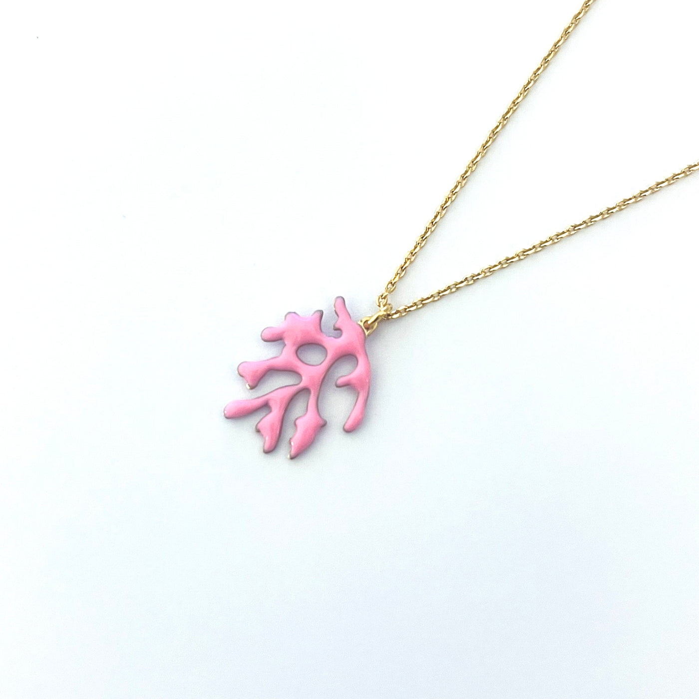 CORAIL - Collier plaqué or rose