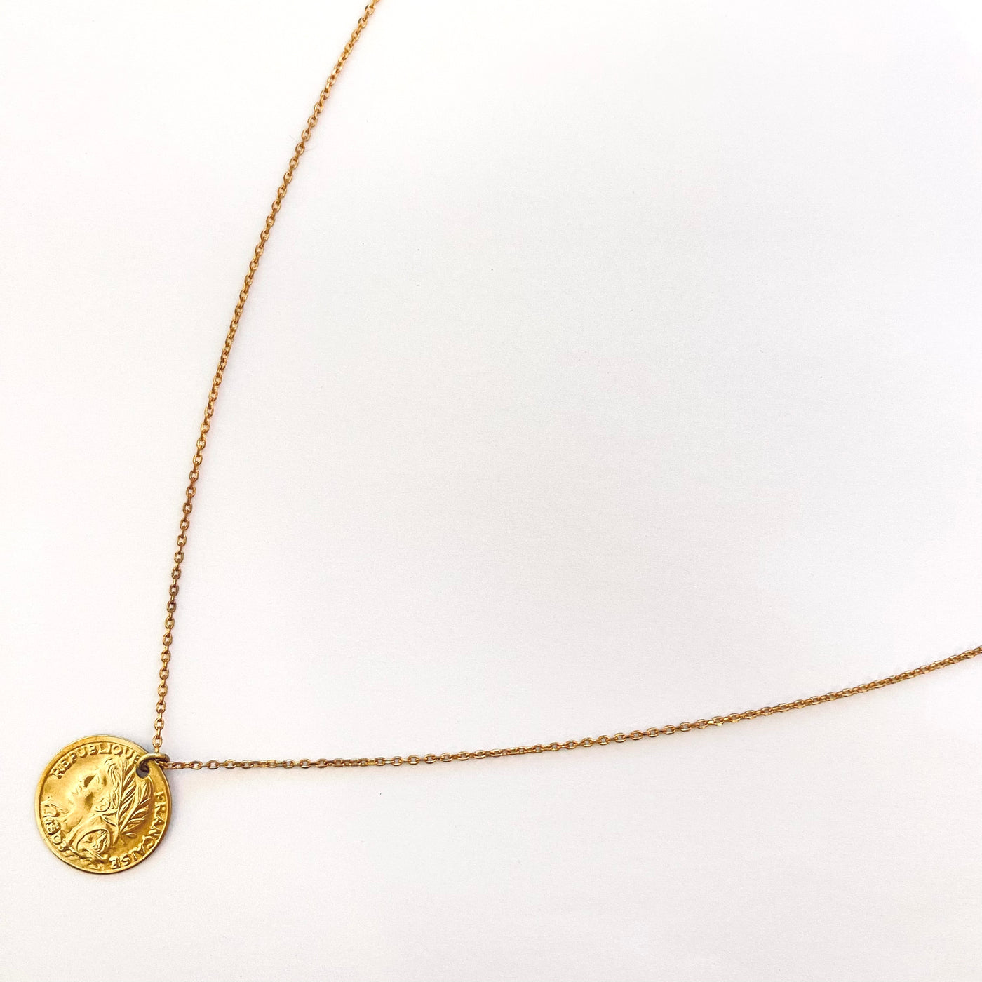JEANNE - Brass necklace