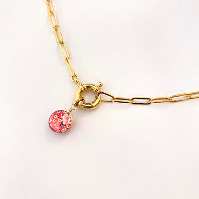 OSCAR - Ruby gold plated bracelet