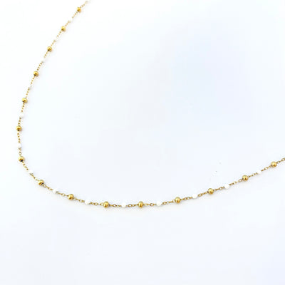 POULETTE - White gold plated necklace