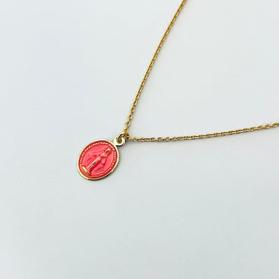 CALISTE - Collier plaqué or rose