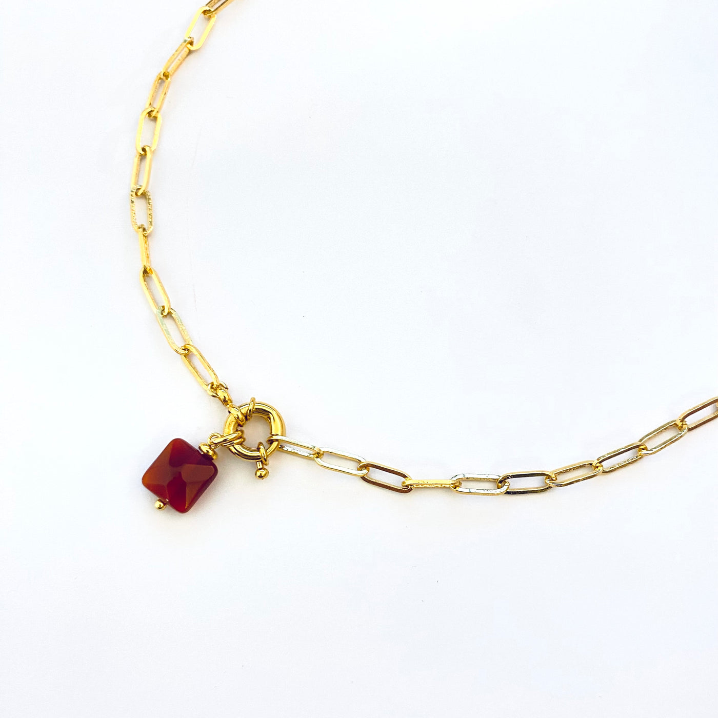 OSCAR PUMPKIN - gold plated necklace