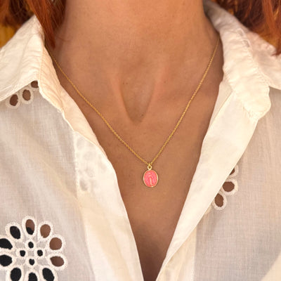 CALISTE - Collier plaqué or rose