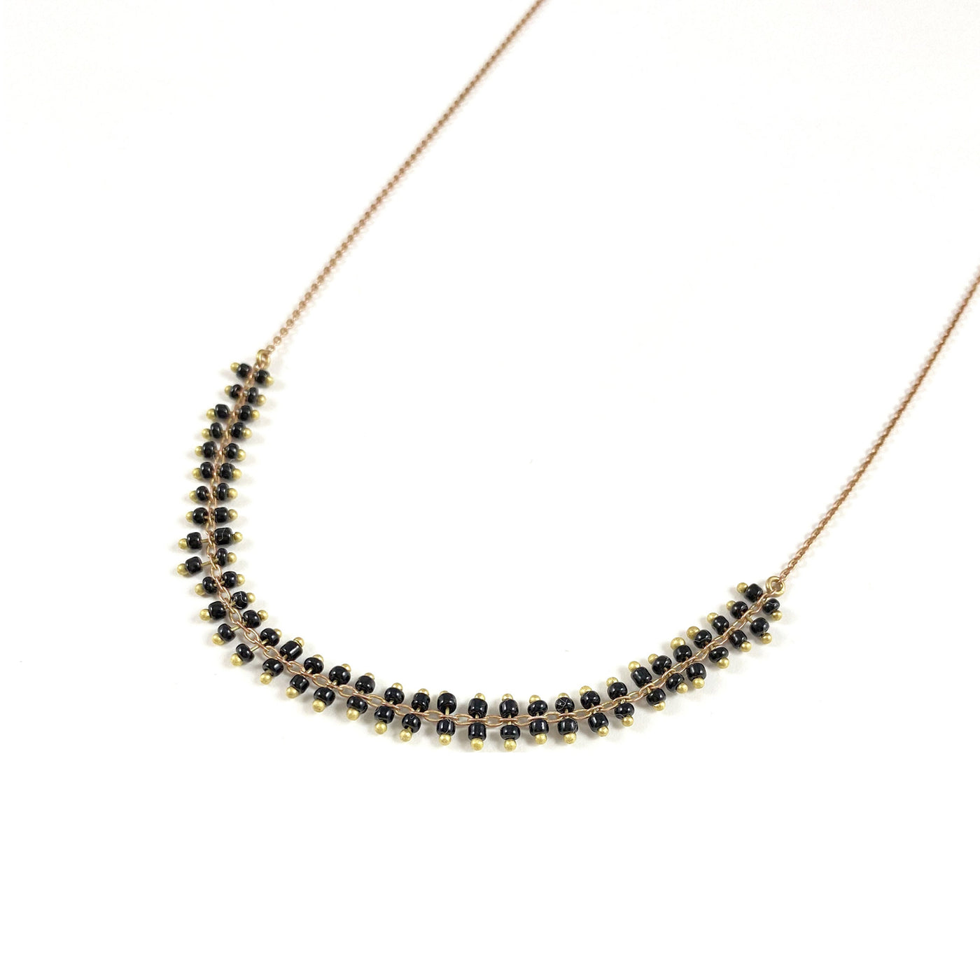 INDIE - Collier en laiton noir