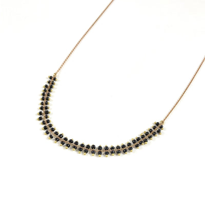 INDIE - Black brass necklace