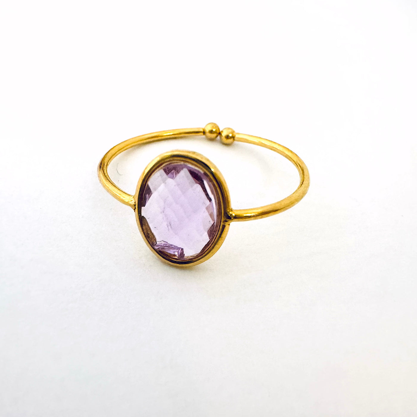 PAMPA – Lila vergoldeter Ring