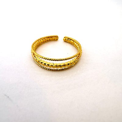 TASHA - gold plated ring