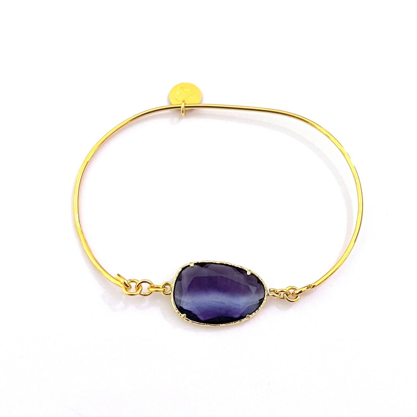 PUMPKIN - Black gold plated bangle