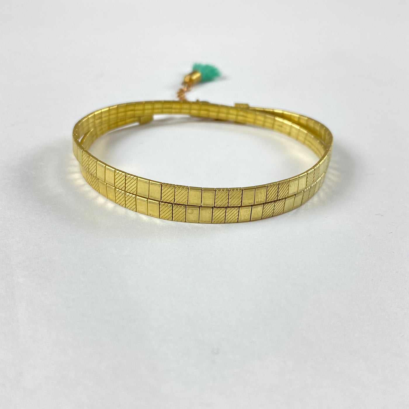 PATY double - Brass bracelet