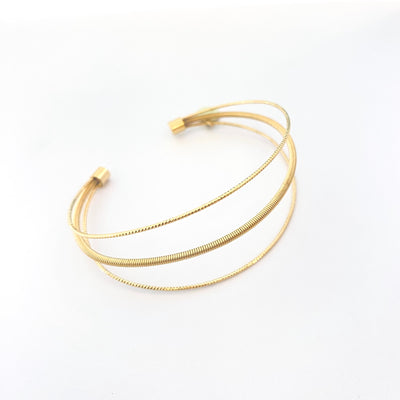 DOLORES - Gold-plated bangle
