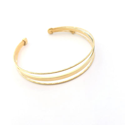 DONNA - Gold-plated bangle 