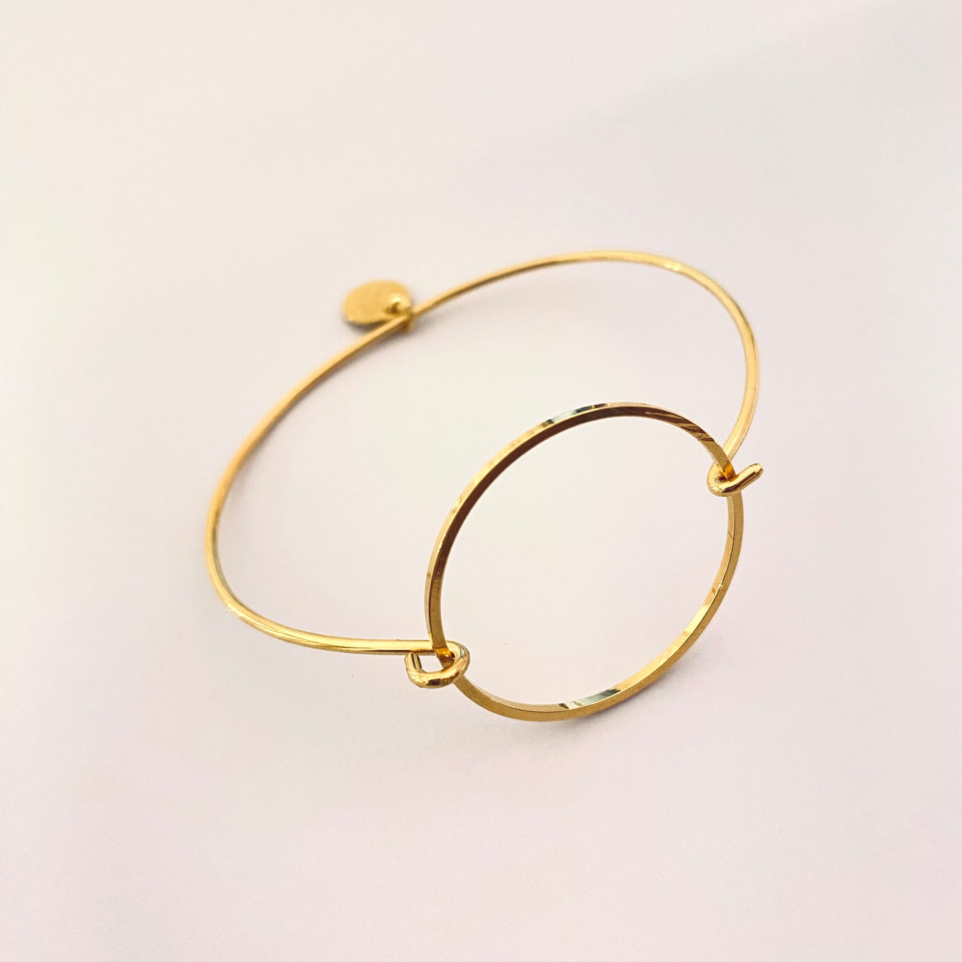 PUMPKIN - Black gold plated bangle