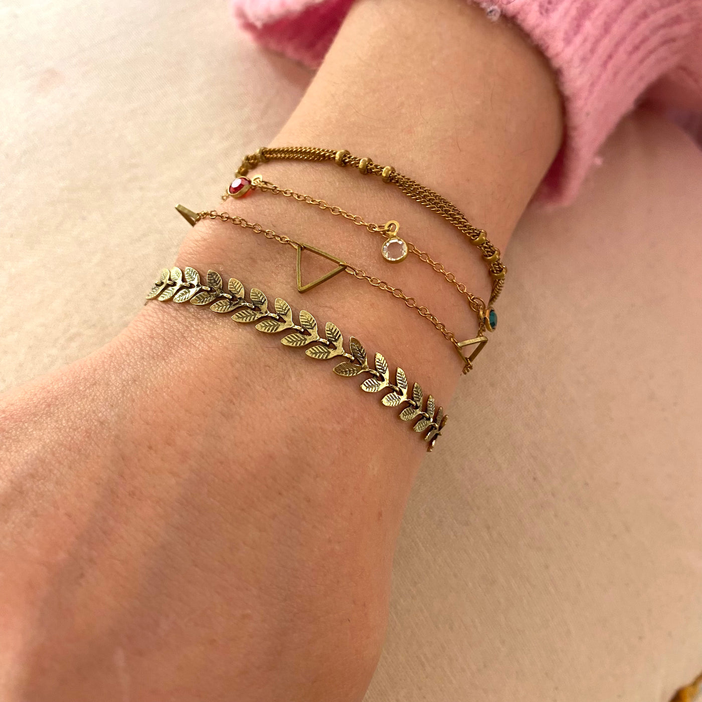 PAMPA - Brass bracelet