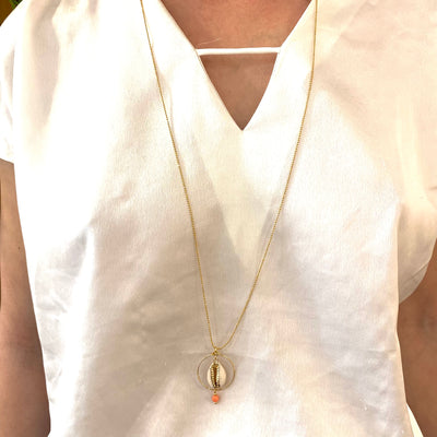 LOULOU – Vergoldete lange Halskette