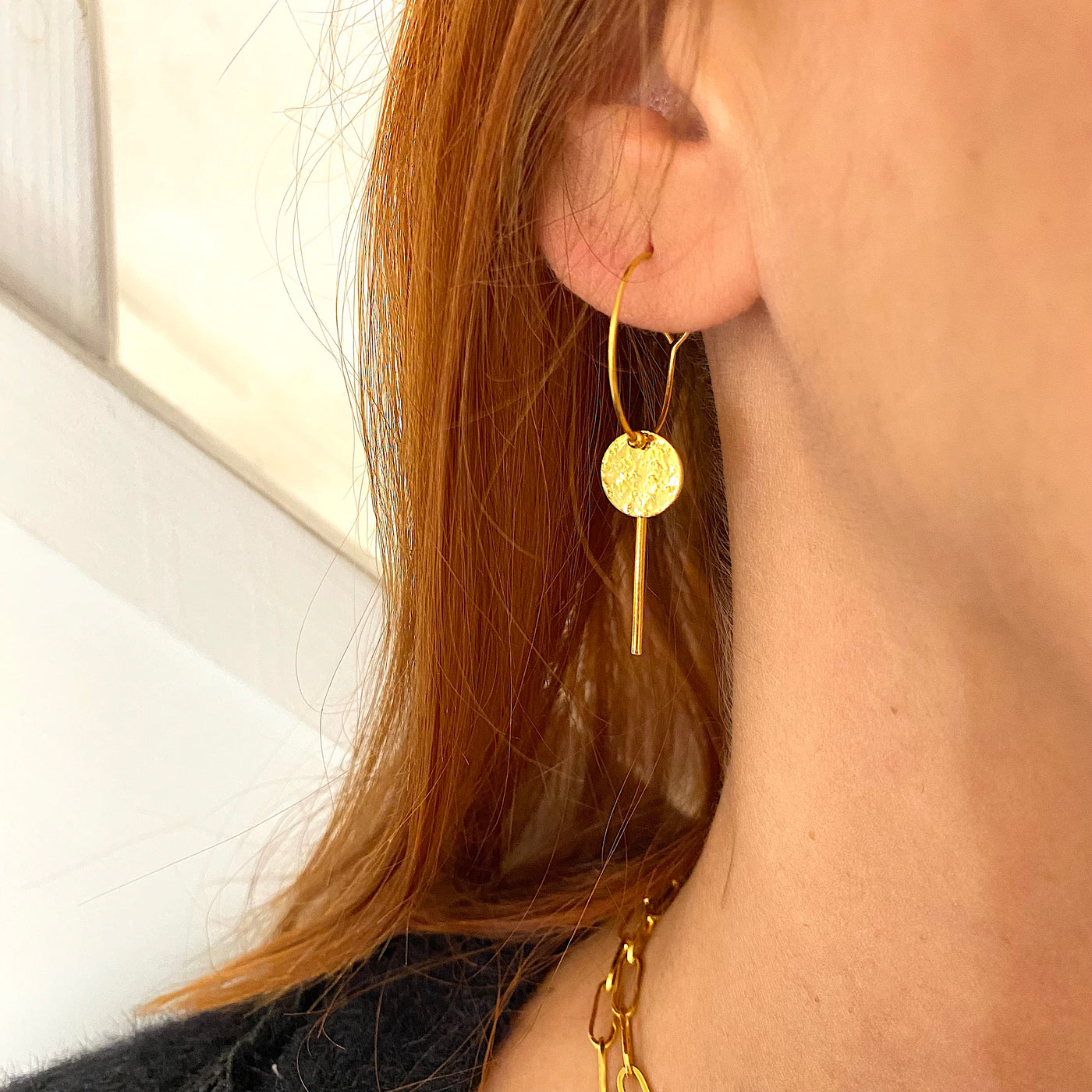 FAFA - Gold plated earrings