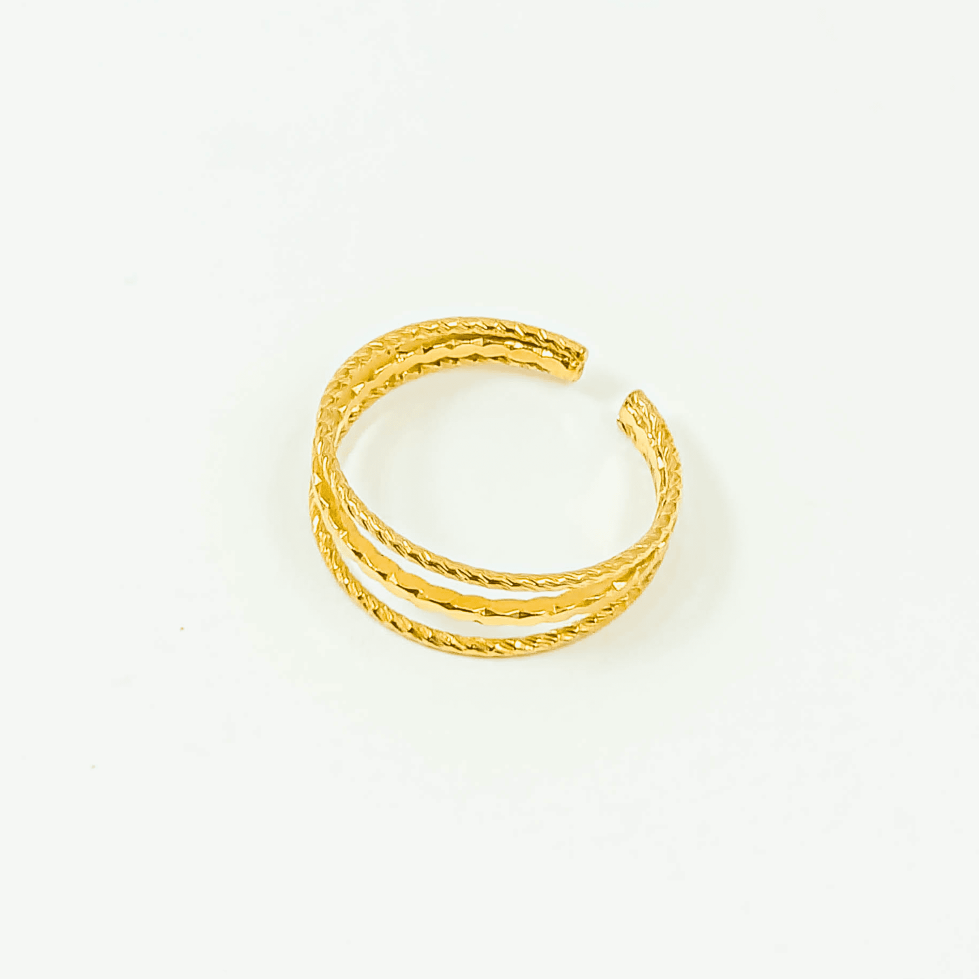 LUNA - Gold plated ring