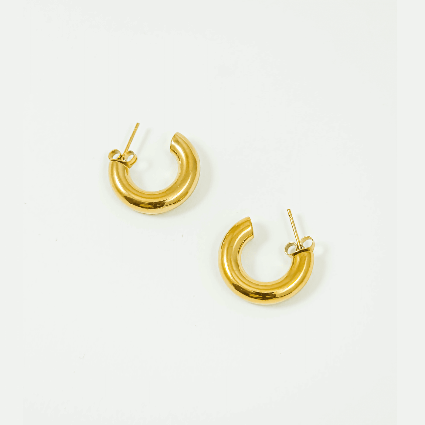 BONNIE mini - gold plated hoop earrings
